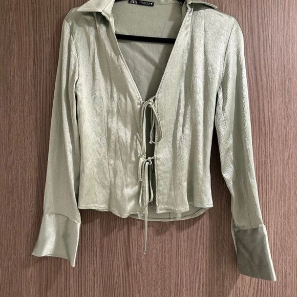 Zara Two Piece Satin Set - Picture 3 of 4